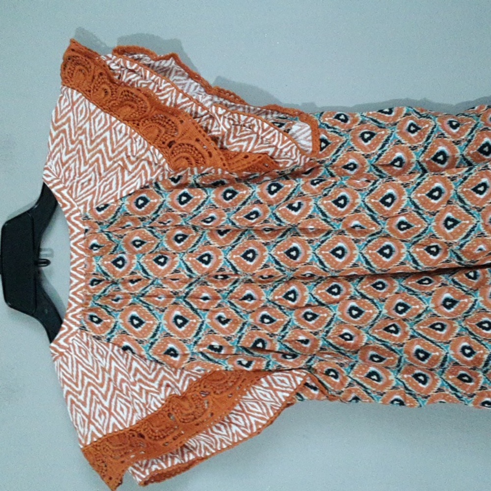 DR2 Multi Print Rust Top - Picture 3 of 4
